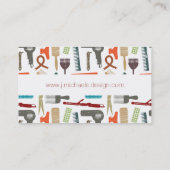 あなたの一流の|のヘアーケアパターンを加えて下さい 名刺 (裏面)