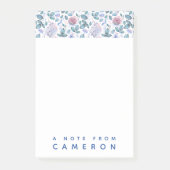 あなたの一流の|のユニコーンの水晶及びバラを加えて下さい ポストイット (正面)