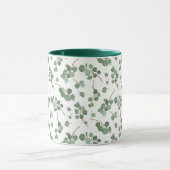 あなたの一流の|のユーカリの1ドル銀貨の木を加えて下さい マグカップ (中央)