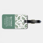 あなたの一流の|のユーカリの1ドル銀貨の木を加えて下さい ラゲッジタグ (裏面横)