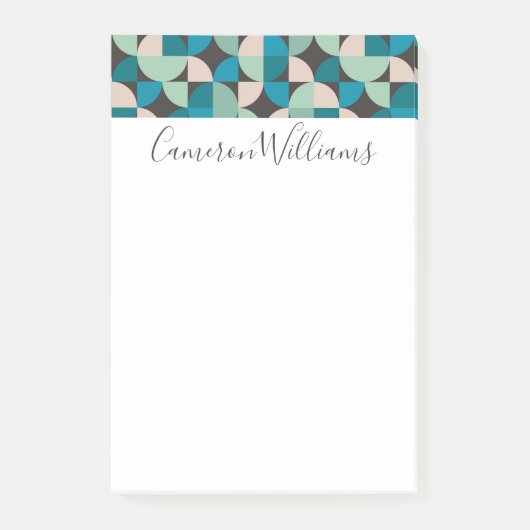 あなたの一流の|のレトロのヴィンテージの60年代パターンを加えて下さい ポストイット (正面)