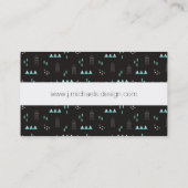 あなたの一流の|の不思議の国幾何学的な夜を加えて下さい 名刺 (裏面)