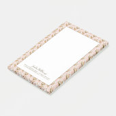 あなたの一流の|の世紀半ばモダンな花パターンを加えて下さい ポストイット (アングル)