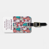 あなたの一流の|の医者及び外科医パターンを加えて下さい ラゲッジタグ (正面横)