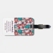 あなたの一流の|の医者及び外科医パターンを加えて下さい ラゲッジタグ (裏面横)