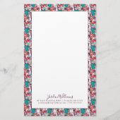 あなたの一流の|の医者及び外科医パターンを加えて下さい 便箋 (正面)