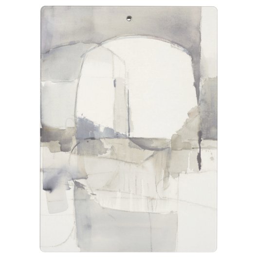 あなたの一流の|の即興Iの灰色の抽象芸術を加えて下さい クリップボード (裏面)