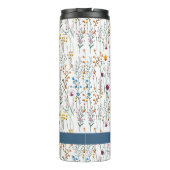 あなたの一流の|の夏の野生の花パターンを加えて下さい タンブラー (裏面)