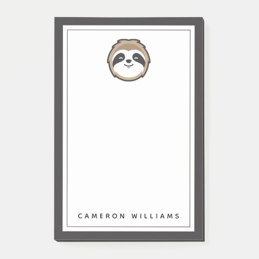 あなたの一流の|の怠惰のマスコットを加えて下さい ポストイット (正面)