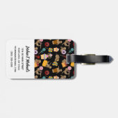 あなたの一流の|の怠惰の甘い御馳走パターンを加えて下さい ラゲッジタグ (裏面横)