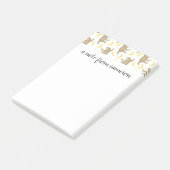 あなたの一流の|の怠惰及びバナナパターンを加えて下さい ポストイット (アングル)