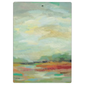 あなたの一流の|の日の出分野の抽象芸術のプリントを加えて下さい クリップボード (裏面)