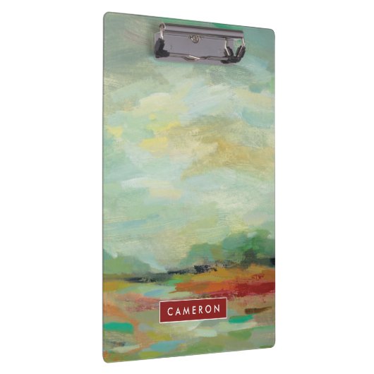 あなたの一流の|の日の出分野の抽象芸術のプリントを加えて下さい クリップボード (右)