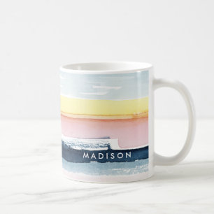 あなたの一流の の日没の流れIを加えて下さい コーヒーマグカップ