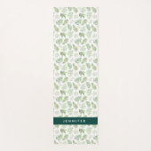 あなたの一流の|の森林緑の草木を模造します加えて下さい ヨガマット (正面)