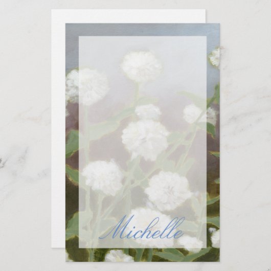 あなたの一流の|の植物園の勉強Iを加えて下さい 便箋 (正面/裏面)