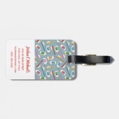 あなたの一流の|の歯ブラシ及び歯磨き粉パターンを加えて下さい ラゲッジタグ (裏面横)