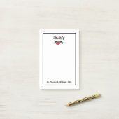 あなたの一流の|の歯科医のスマイルを加えて下さい ポストイット (デスク上)