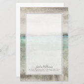 あなたの一流の|の水の地平線を加えて下さい 便箋 (正面/裏面)