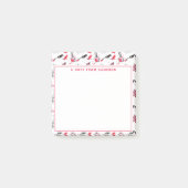 あなたの一流の|の水彩画のマニキュアパターンを加えて下さい ポストイット (正面)