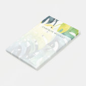 あなたの一流の|の水彩画の日没のヤシの木の葉を加えて下さい ポストイット (アングル)