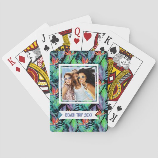 あなたの一流の|の水彩画の極楽鳥を加えて下さい トランプ (裏面)