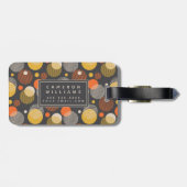 あなたの一流の|の水玉模様のストライプパターンを加えて下さい ラゲッジタグ (裏面横)