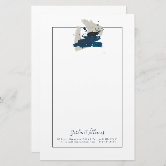 あなたの一流の|の漢字を加えて下さい 便箋 (正面/裏面)