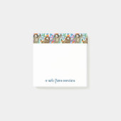 あなたの一流の|の漫画の水彩画の怠惰パターンを加えて下さい ポストイット (正面)