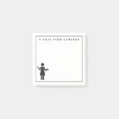 あなたの一流の|の美容院の記号を加えて下さい ポストイット (正面)