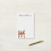 あなたの一流の|の花の王冠の森林官のキツネを加えて下さい ポストイット (デスク上)