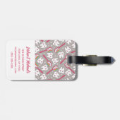 あなたの一流の|の虹の歯パターンを加えて下さい ラゲッジタグ (裏面横)