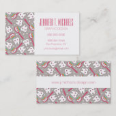 あなたの一流の|の虹の歯パターンを加えて下さい 名刺 (正面/裏面)