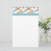 あなたの一流の|の蜂のはちの巣モジュールパターンを加えて下さい 便箋 (スタンド正面)