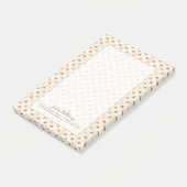 あなたの一流の|の金ゴールドのアールデコパターンを加えて下さい ポストイット (アングル)