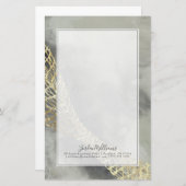 あなたの一流の|の雲のマトリックスを加えて下さい 便箋 (正面/裏面)