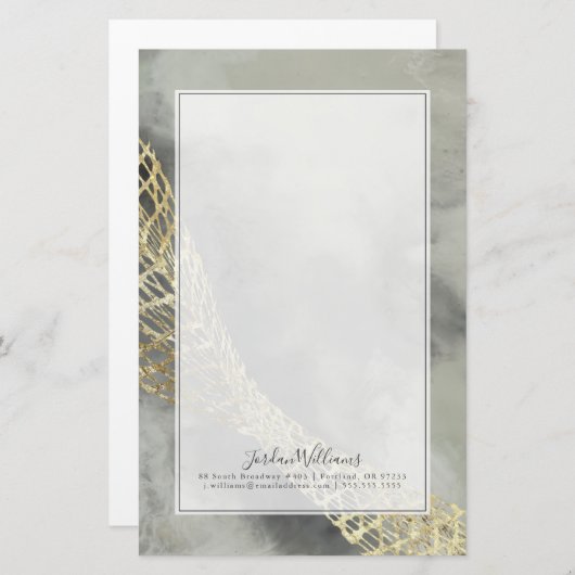 あなたの一流の|の雲のマトリックスを加えて下さい 便箋 (正面/裏面)