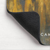 あなたの一流の|の黒および金ゴールドの抽象芸術のプリントを加えて下さい マウスパッド (コーナー)