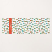 あなたの一流の|のSucculentsパターンを加えて下さい ヨガマット (正面(横))