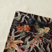 あなたの一流の|ぼろぼろの海洋生物パターンを加えて下さい ビーチタオル (インサイチュ)