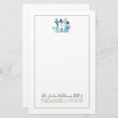 あなたの一流の|をきれいな歯の集団加えて下さい 便箋 (正面/裏面)