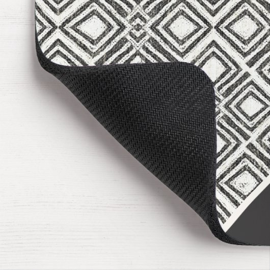 あなたの一流の|アフリカの野生パターンを加えて下さい マウスパッド (コーナー)