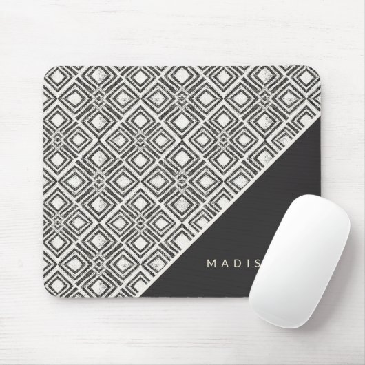 あなたの一流の|アフリカの野生パターンを加えて下さい マウスパッド (マウス)