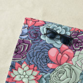 あなたの一流の|カラフルで水気が多いパターンを加えて下さい ビーチタオル (インサイチュ)