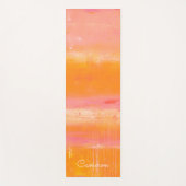 あなたの一流の|カリブのな空を加えて下さい ヨガマット (正面)