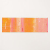 あなたの一流の|カリブのな空を加えて下さい ヨガマット (正面(横))