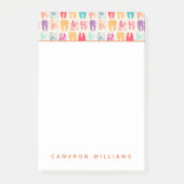 あなたの一流の|グランジな歯パターンを加えて下さい ポストイット (正面)