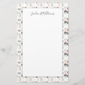 あなたの一流の|スカンジナビアのスタイルの半円を加えて下さい 便箋 (正面)