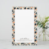 あなたの一流の|スカンジナビアのスタイル山を加えて下さい 便箋 (スタンド正面)