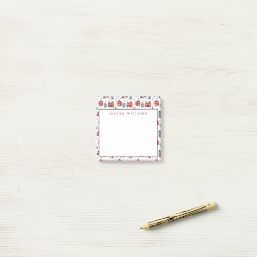 あなたの一流の|スカンジナビアの家の民芸を加えて下さい ポストイット (デスク上)